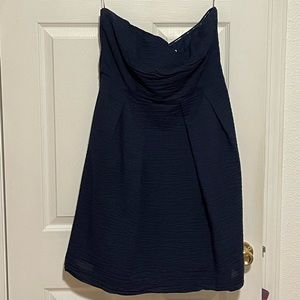 J. Crew strapless dress - cotton + pockets! Sz 14